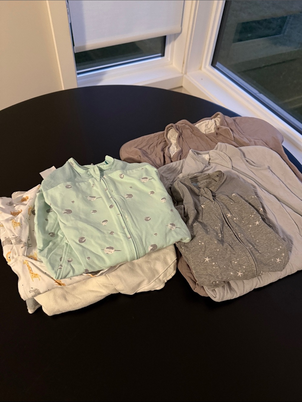 Soft Kids Sleep Sack Set in Mint, Gray, Taupe